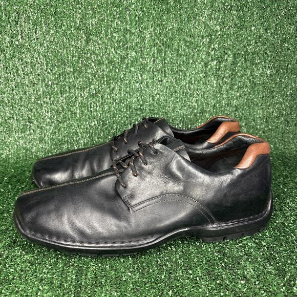 Cole Haan Zeno Mens Split Toe Lace Up Sneaker Size 10.5M Black Leather Shoes main image 9